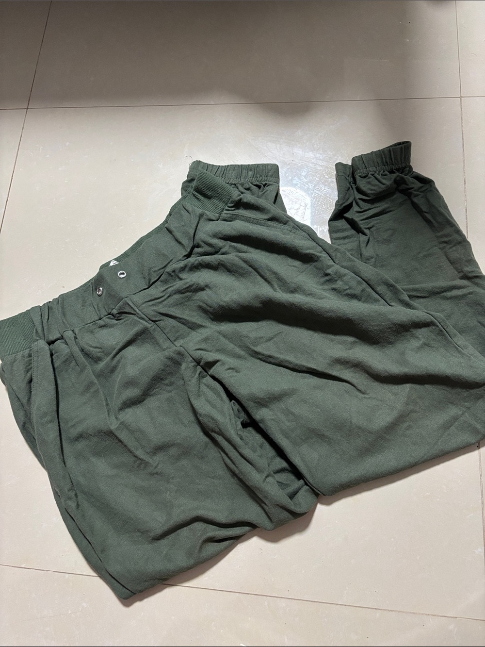 Sale Women's Olive Green Jogger Sweatpants